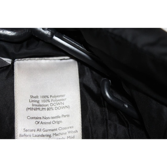 Eddie Bauer MicroLight 650 Down Fill Puffer Jacket Black Men's Size Large H14147 - Picture 7 of 10